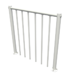 Balustrade-reling voor Rondo Zink Color - Afbeelding 6